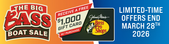 The Big Bass Boat Sale Gift Card Offer