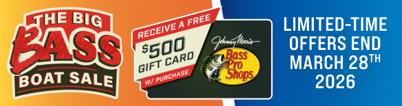 The Big Bass Boat Sale Gift Card Offer