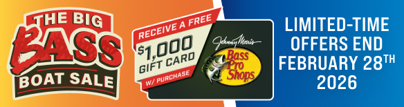 The Big Bass Boat Sale Gift Card Offer