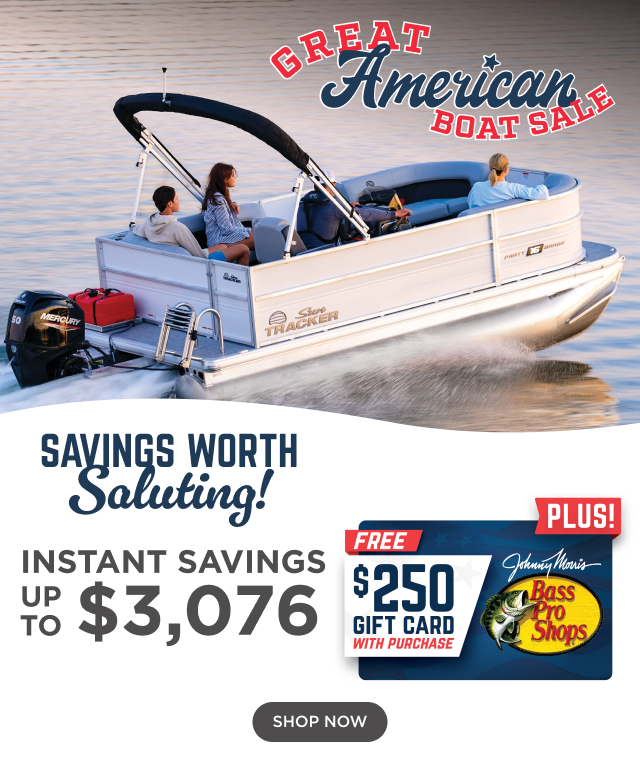 Sun Tracker Great American Boat Sale