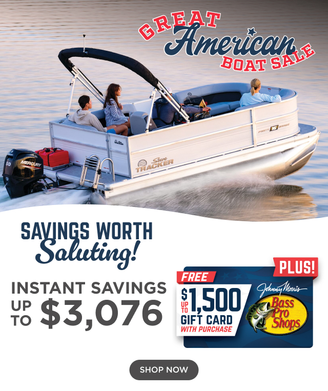Sun Tracker Great American Boat Sale