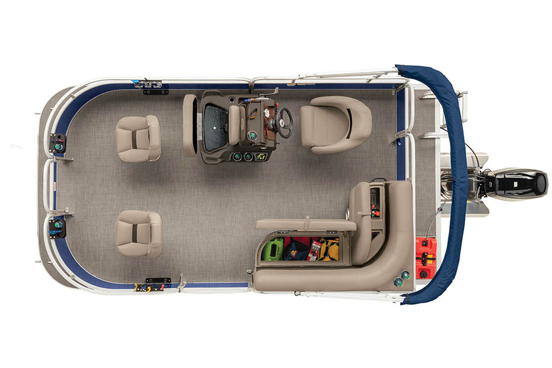 BASS BUGGY 16 XL Select - SUN TRACKER Fishing Pontoon Boat