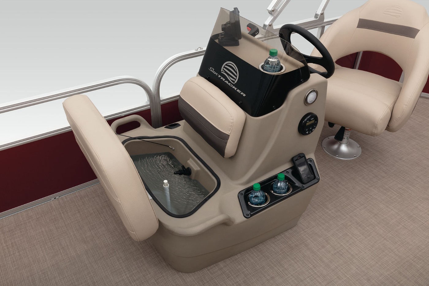 BASS BUGGY 18 DLX SUN TRACKER Fishing Pontoon Boat