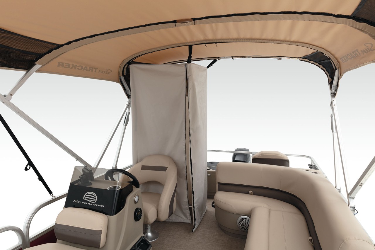 BASS BUGGY 18 DLX SUN TRACKER Fishing Pontoon Boat