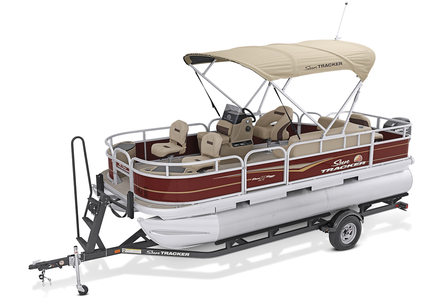BASS BUGGY 18 DLX SUN TRACKER Fishing Pontoon Boat