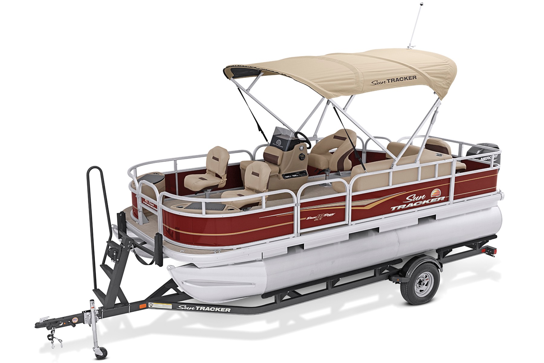 BASS BUGGY 18 DLX SUN TRACKER Fishing Pontoon Boat