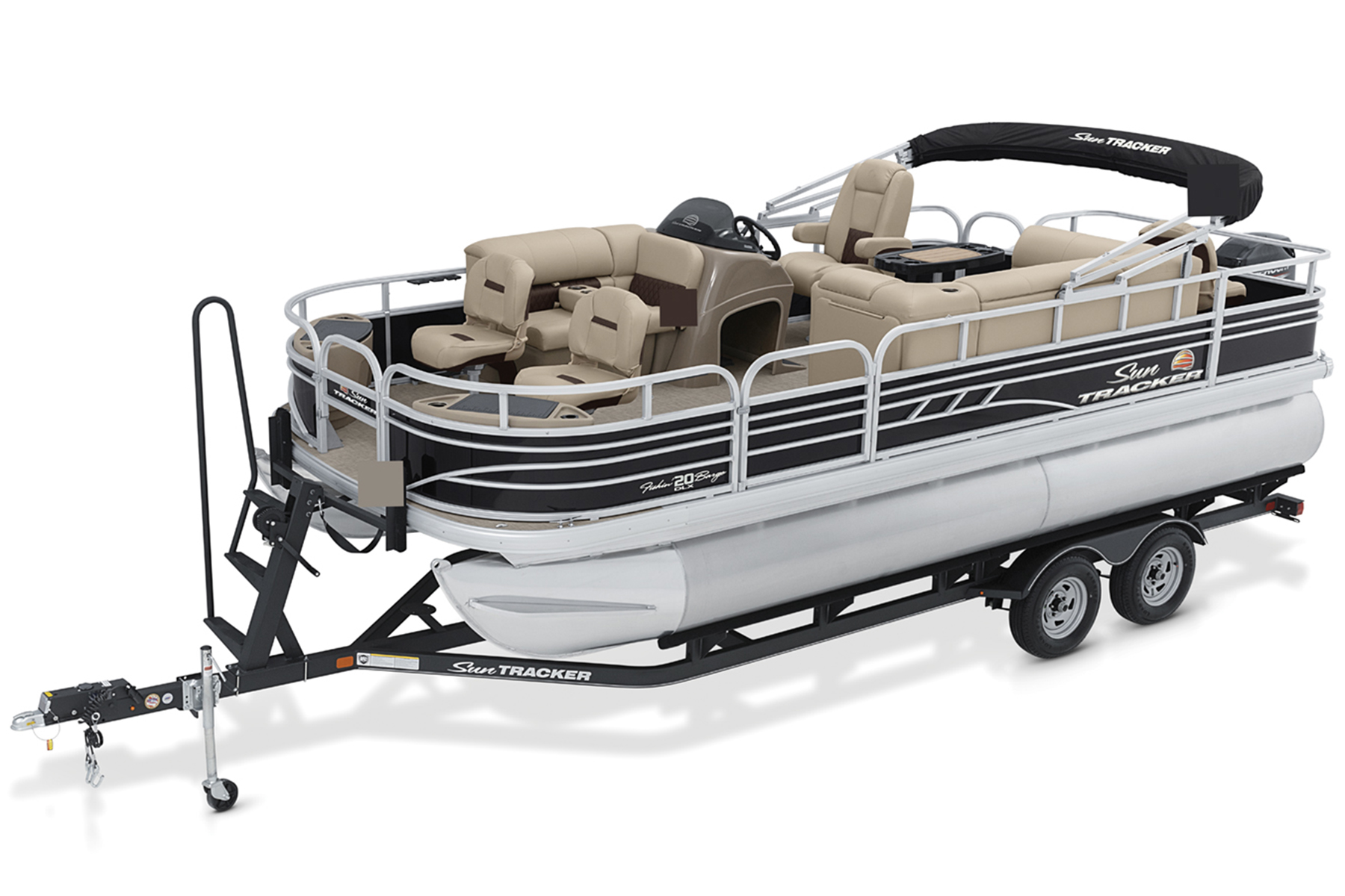 FISHIN' BARGE 20 DLX SUN TRACKER Fishing Pontoon Boat