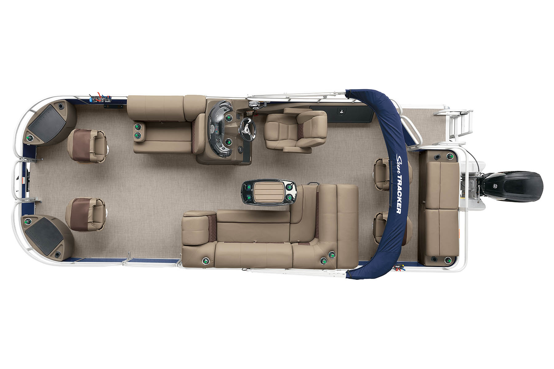 2020 Fishin Barge 22 Dlx Sun Tracker Fishing Pontoon