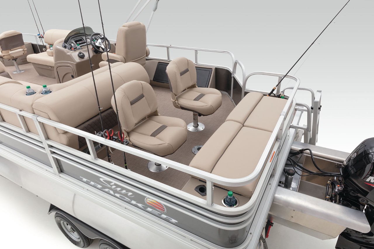 FISHIN' BARGE 22 XP3 SUN TRACKER Fishing Pontoon Boat