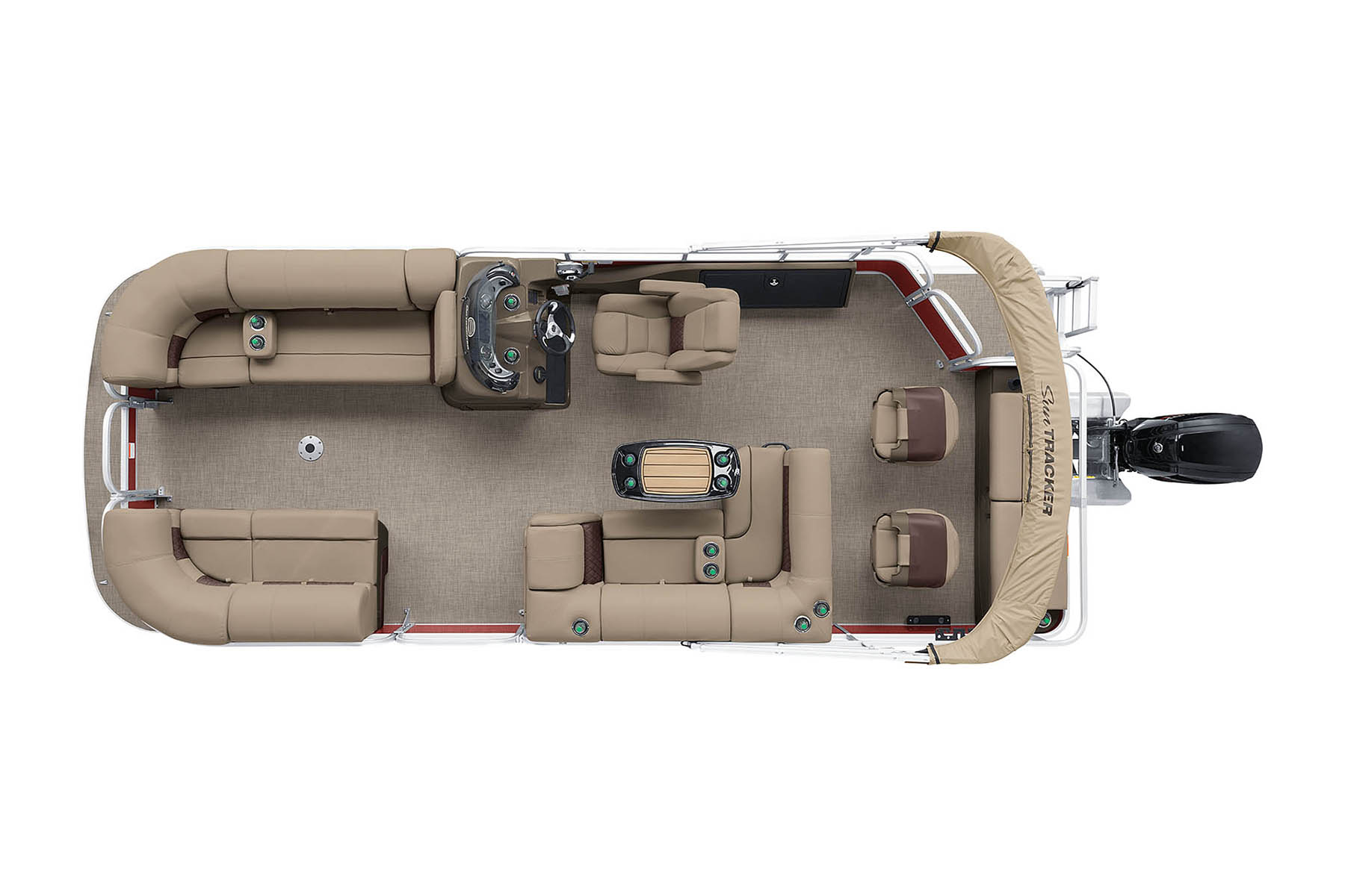 2020 Sportfish 22 Dlx Sun Tracker Fishing Pontoon