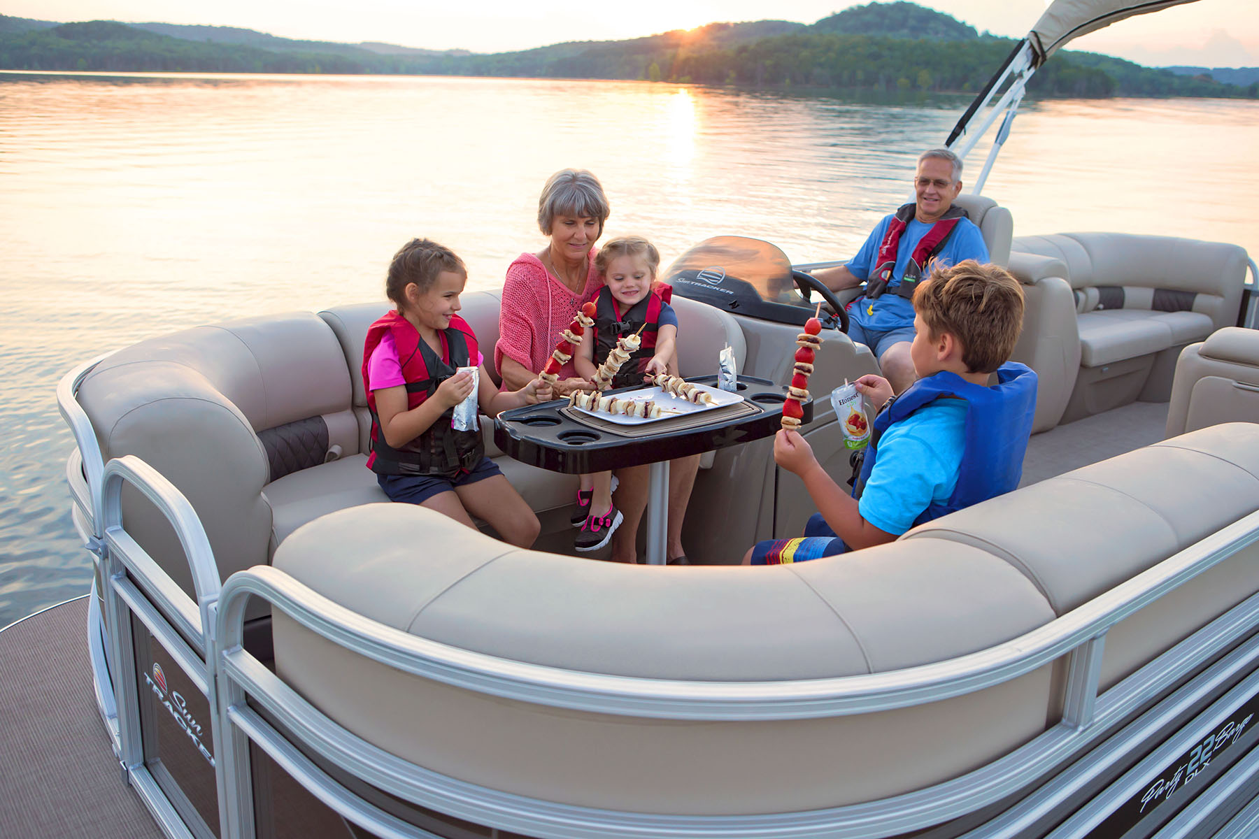 Party Barge 22 DLX Family Pontoon Boat