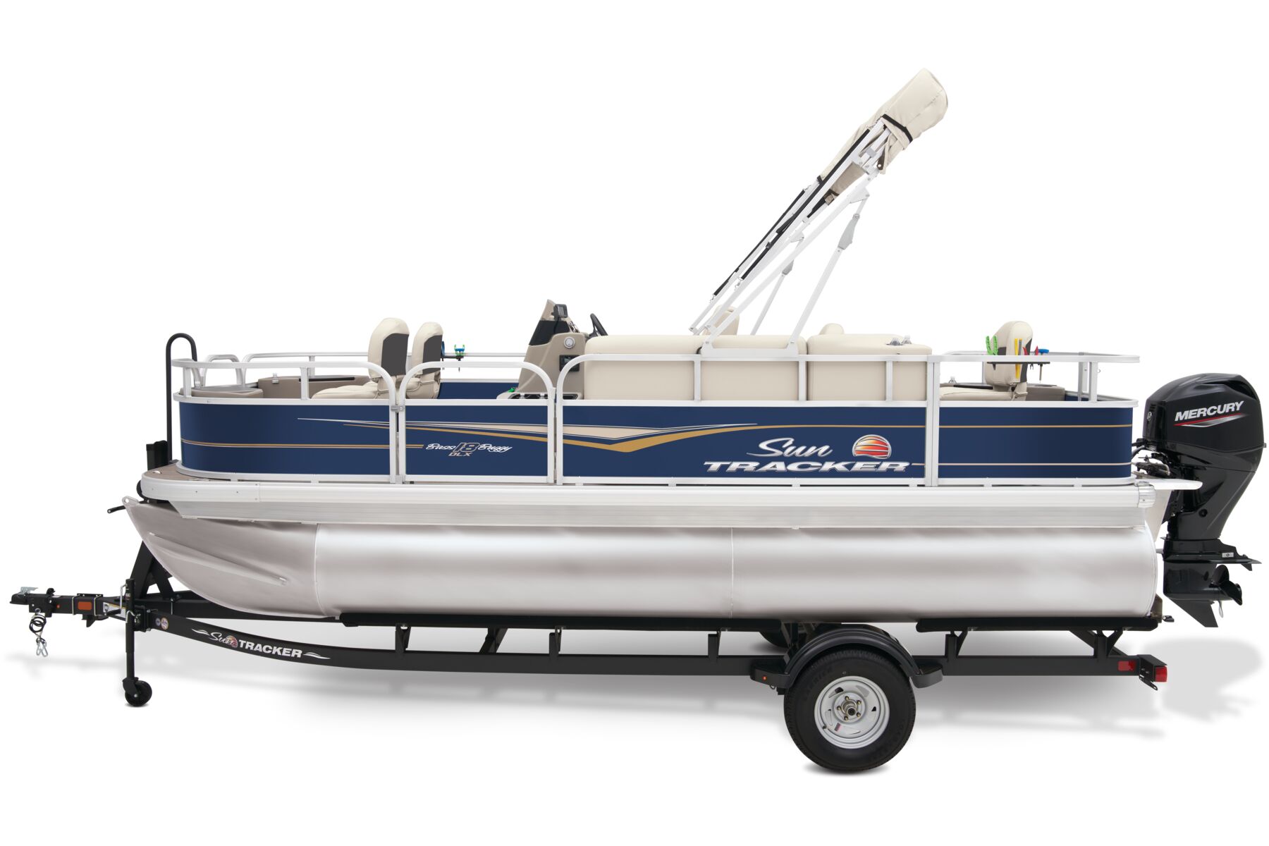 BASS BUGGY 18 DLX - SUN TRACKER Fishing Pontoon Boat