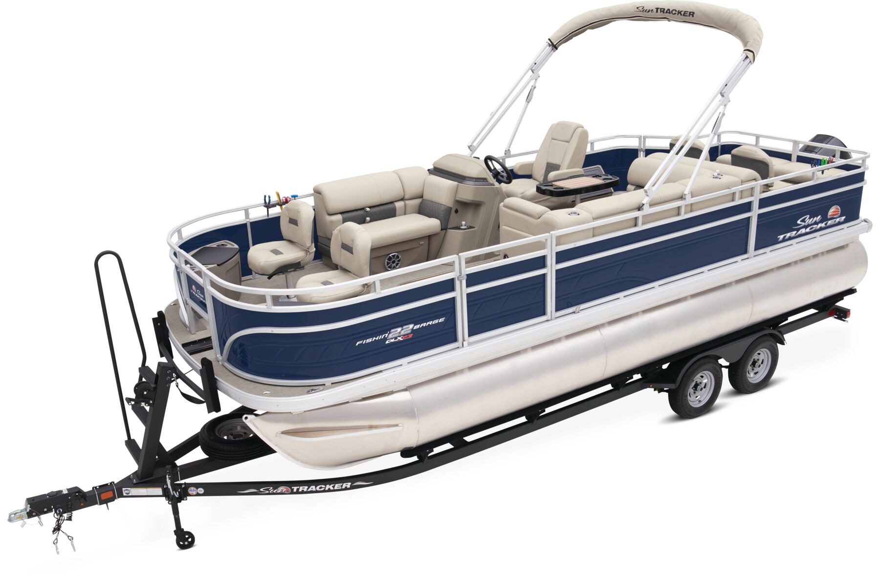 FISHIN' BARGE 22 XP3 - SUN TRACKER Fishing Pontoon Boat